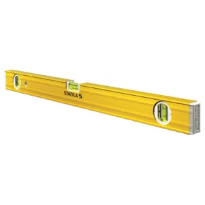 STABILA 29024 Box Level Aluminium 24 inch length 3 Vials | AG9PGZ 21CK31