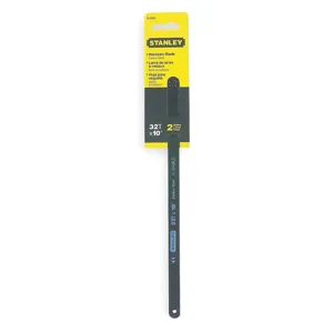 STANLEY 15-928A Hacksaw Blades 12 Inch 18 Tpi - Pack Of 2 | AE6DUL 5R899