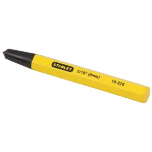 STANLEY 16-228 Center Punch 5/16 x 4-1/2 Inch Yellow | AE7VXY 6AUD7