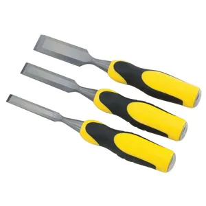 STANLEY 16-300 Bi-material Wood Chisel Set 1/2-1 3 Pc | AE7VYW 6AUF9