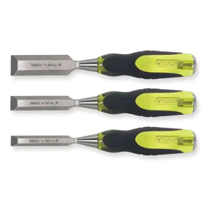 STANLEY 16-970 Chisel Set Steel 3 Pc | AE4QCC 5ME52