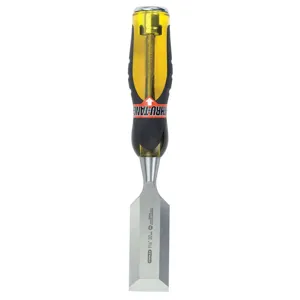 STANLEY 16-979 Short Blade Chisel 1-1/4 Inch x 9 Inch | AE8KBB 6DJR1