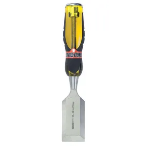 STANLEY 16-980 Short Blade Chisel 1-1/2 Inch x 9 Inch | AE8KBC 6DJR2