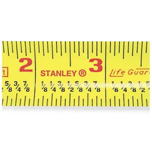 STANLEY 30-454 Tape Measure 1 Inch x 25 Feet Yellow In./ft. | AE4LVF 5LP66