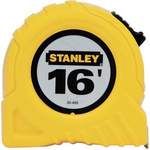 STANLEY 30-495 Tape Measure 3/4 Inch x 16 Feet Yellow In/ft | AE4LVG 5LP67
