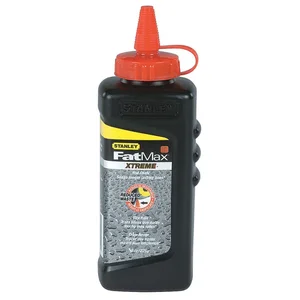 STANLEY 47-821 Marking Chalk Refill Waterproof Red 8 Oz | AB7TRT 24A359