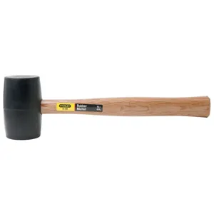 STANLEY 51-104 Rubber Mallet Hardwood Handle 16 Oz | AE8ZCM 6GRH5