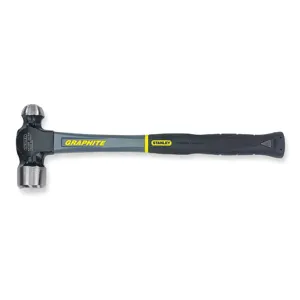 STANLEY 54-716 Ball Pein Hammer Graphite 16 Ounce | AF2BZW 6R285