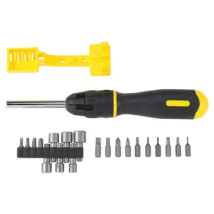 STANLEY 62-574 Multibit Screwdriver Set Ratchet 20-in-1 | AH8MEY 38WF38