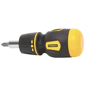 STANLEY 66-358 Stubby Multi-bit Screwdriver 6 Bits | AE3AVM 5AHC5