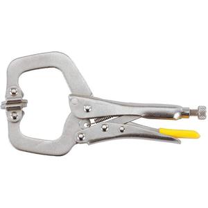STANLEY 84-816 C-clamp 11-1/4 Inch Steel With Swivel Pad | AA2BZF 10D224