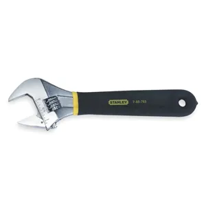 STANLEY 85-762 Adjustable Wrench 10 Inch Chrome Cushion | AF9JCG 2MU47