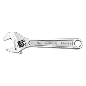 STANLEY 87-471 Adjustable Wrench 1-3/16 Inch Full Polish | AH8MDV 38WF07