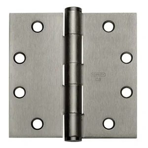 STANLEY CB179 4 5X4 FM STDWT DOOR HINGE 26D STL Template Hinge Concealed Dull Chrome | AE3WEX 5GJJ6