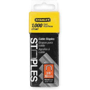 STANLEY CT106T Cable/wire Staples 5/16 x 3/8 - Pack Of 1000 | AB4ERJ 1XHT1