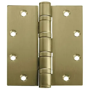 STANLEY FBB168 5X5 HW DOOR HINGE 3 STL Template Hinge Flush Ball Bright Brass | AE3WEE 5GJG9