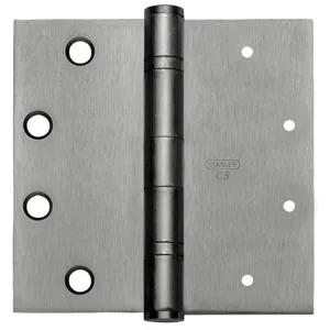 STANLEY FBB191 4 5X4 DOOR HINGE 32D STS Template Hinge Flush Ball 4-1/2 Inch Height | AE3WFP 5GJL4