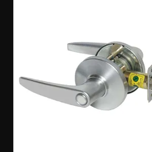 STANLEY SECURITY SOLUTIONS 9K30L16DS3626 Lever Privacy Straight Satin Chrome | AH9MFZ 40KC97