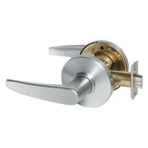 STANLEY SECURITY SOLUTIONS 9K30N16DS3626 Lever Passage Straight Satin Chrome | AH9MGH 40KD06