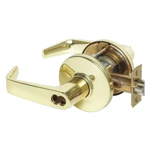 STANLEY SECURITY SOLUTIONS 9K37AB15DS3605 Lever Entrance Angled Bright Brass | AH9MGN 40KD11