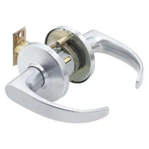 STANLEY SECURITY SOLUTIONS 9K37YD14DS3626 Lever Exit Curved Satin Chrome | AH9MJK 40KD54