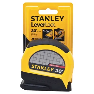 STANLEY STHT30830 Tape Measure Steel Yellow/black 30 Feet | AF6VBY 20JY24