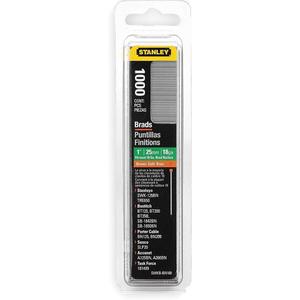 STANLEY SWKBBN100 Brad Nails I Inch Brown - Pack Of 1000 | AB4ERV 1XHU6