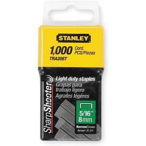 STANLEY TRA205T Narrow Staples 29/64 x 5/16 - Pack Of 1000 | AB4ERH 1XHR9