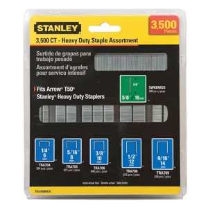 STANLEY TRA700BN35 Staple/brad Assortment Narrow 27/64 - Pack Of 3500 | AB7ZCA 24T337