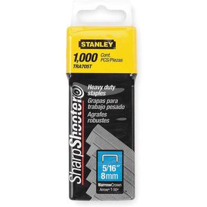 STANLEY TRA705T Narrow Staples 27/64 x 5/16 - Pack Of 1000 | AB4ERN 1XHT5