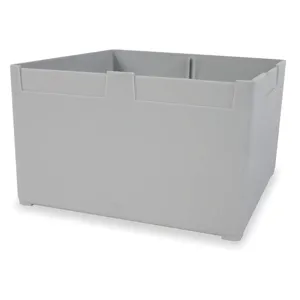 STANLEY VIDMAR BN3588 Storage Bin Gray 6-1/8 Inch Length 6-1/8 Inch Width | AC3AXD 2Q108