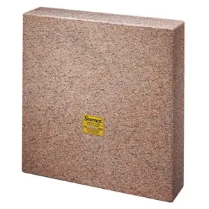 STARRETT 81922 Granite Master Square Pink 5-face Aa 14 x 14 x 3 | AE9ZWC 6PDK3