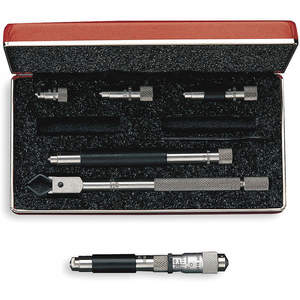 STARRETT 823BZ Inside Micrometer, 1-1/2 to 12 Inch, Hardened Steel Anvil, 8 Rods | AC4GXB 2ZUC7 / 53052