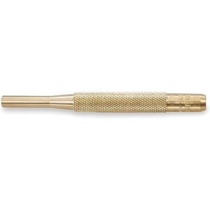 STARRETT B565D Brass Drive Pin Punch 5/32 Inch Tip 4 Inch Length | AC8HQG 3AET4 / 12468