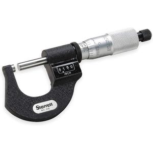 STARRETT T216XRL-1 Digital Outside Micrometer, 1 - 2 In Range, Thimble Ratchet | AC4GUJ 2ZTY7 / 55959