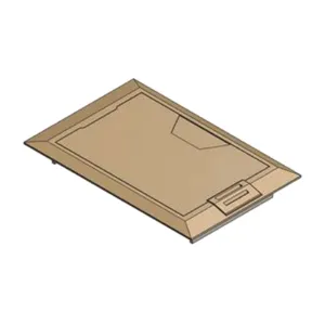 STEEL CITY 664-CST-SW-BRS Floor Box Cover 8-3/8 inch Brass | AH2VTD 30EC73