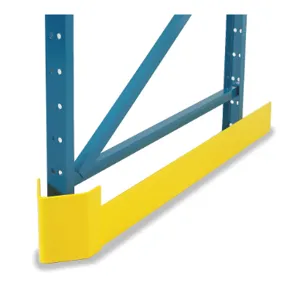 STEEL KING GDLL11046YW Rack Protector Left 7-3/4w x 46l x 5 Inch Height | AC2HHG 2KGA1