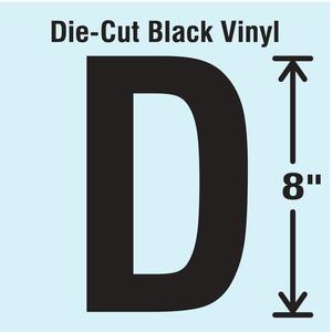 STRANCO INC DBV-SINGLE-8-D Die Cut Letter Label D | AH3AUE 30XD20