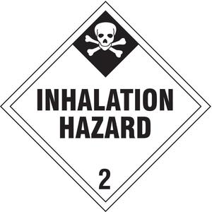 STRANCO INC DOTP-0104-V10 Vehicle Placard Inhalation Hazard - Pack Of 10 | AF4ZXU 9THY5