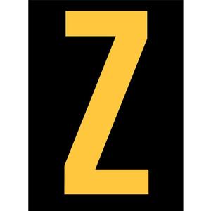 STRANCO INC RUM200-Z-YB Reflektierendes Zeichen Z 2-7/8 Zoll H - Packung mit 25 Stück | AF3RKM 8CJN9