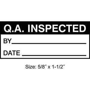 STRANCO INC TC-10734 Inspection Label English Quality PK350 | AH3AVT 30XD55
