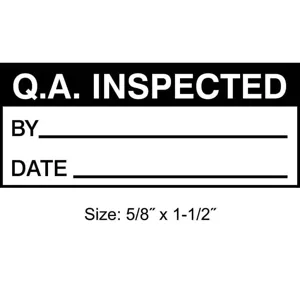 STRANCO INC TC-10734 Inspection Label English Quality PK350 | AH3AVT 30XD55