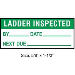 STRANCO INC TC-22131 Inspection Label ENG Maintenance PK350 | AH3AWC 30XD64