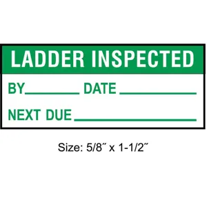 STRANCO INC TC-22131 Inspection Label ENG Maintenance PK350 | AH3AWC 30XD64