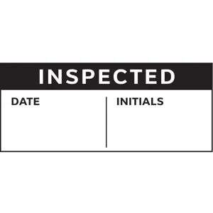 STRANCO INC TCSL1-10943 Quality Inspection Label 1 Inch Width Pack Of 450 | AF3QCK 8ATX5