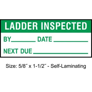 STRANCO INC TCSL2-22131 Inspection Label ENG Maintenance PK350 | AH3AWD 30XD65