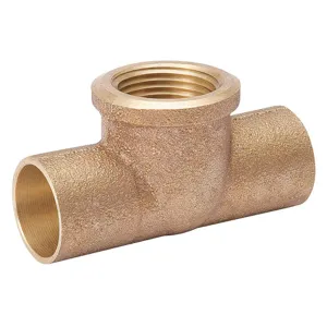 MUELLER STREAMLINE A 01570NL Reducing Tee Copper C x C x FPT | AH2ZHV 30UN21