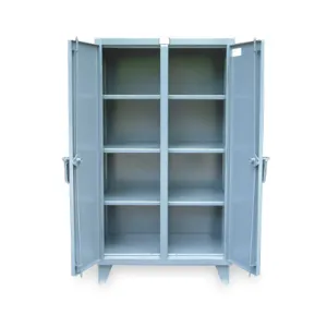 STRONG HOLD 55-DS-246 Storage Cabinet 12 Gauge 66 Inch H 60 Inch Width | AC3CXW 2RNC8