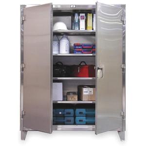 STRONG HOLD 36-204SS Storage Cabinet 12 Gauge 78 Inch H 36 Inch Width | AC3CYB 2RND4