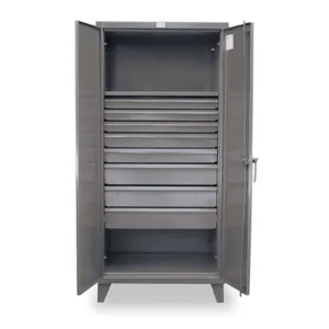 STRONG HOLD 36-241-8DB Storage Cabinet 12 Gauge 78 Inch H 36 Inch Width | AB3MGB 1UBW9